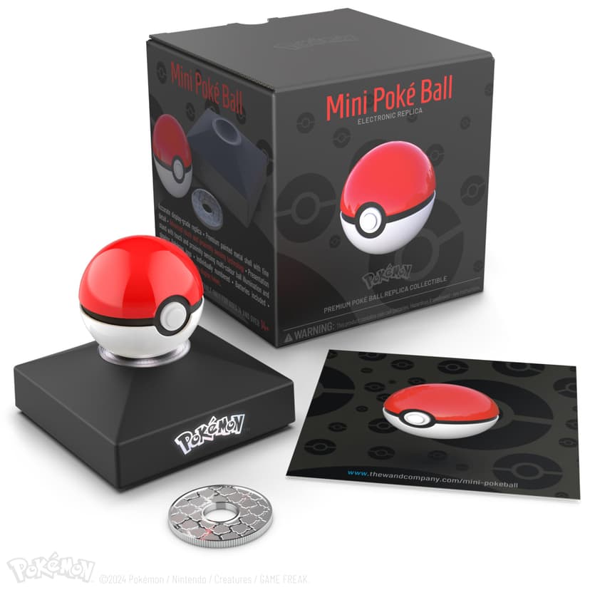 The Wand Company Pokémon Trainer Mini Poké Ball authentic replica (Mini Poké Ball) - 1