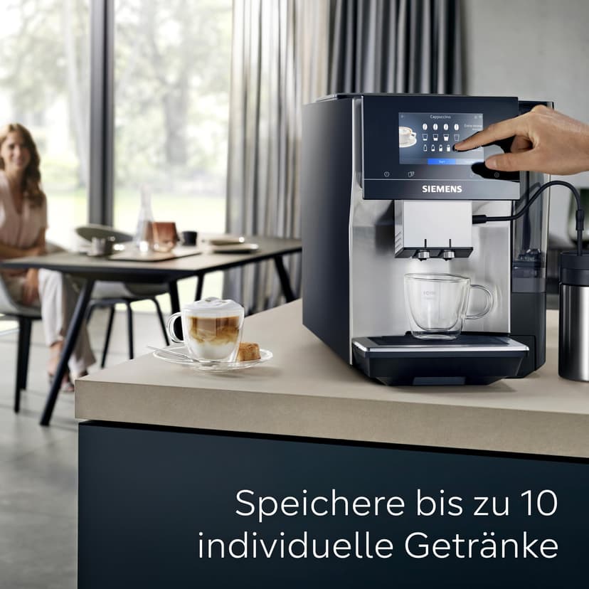 SIEMENS EQ700 classic TP715E17 Machine à café automatique avec contrôle par application, infusion à froid, écran tactile, jusqu'à 10 créations de café favorites, nettoyage automatique à la vapeur - 9