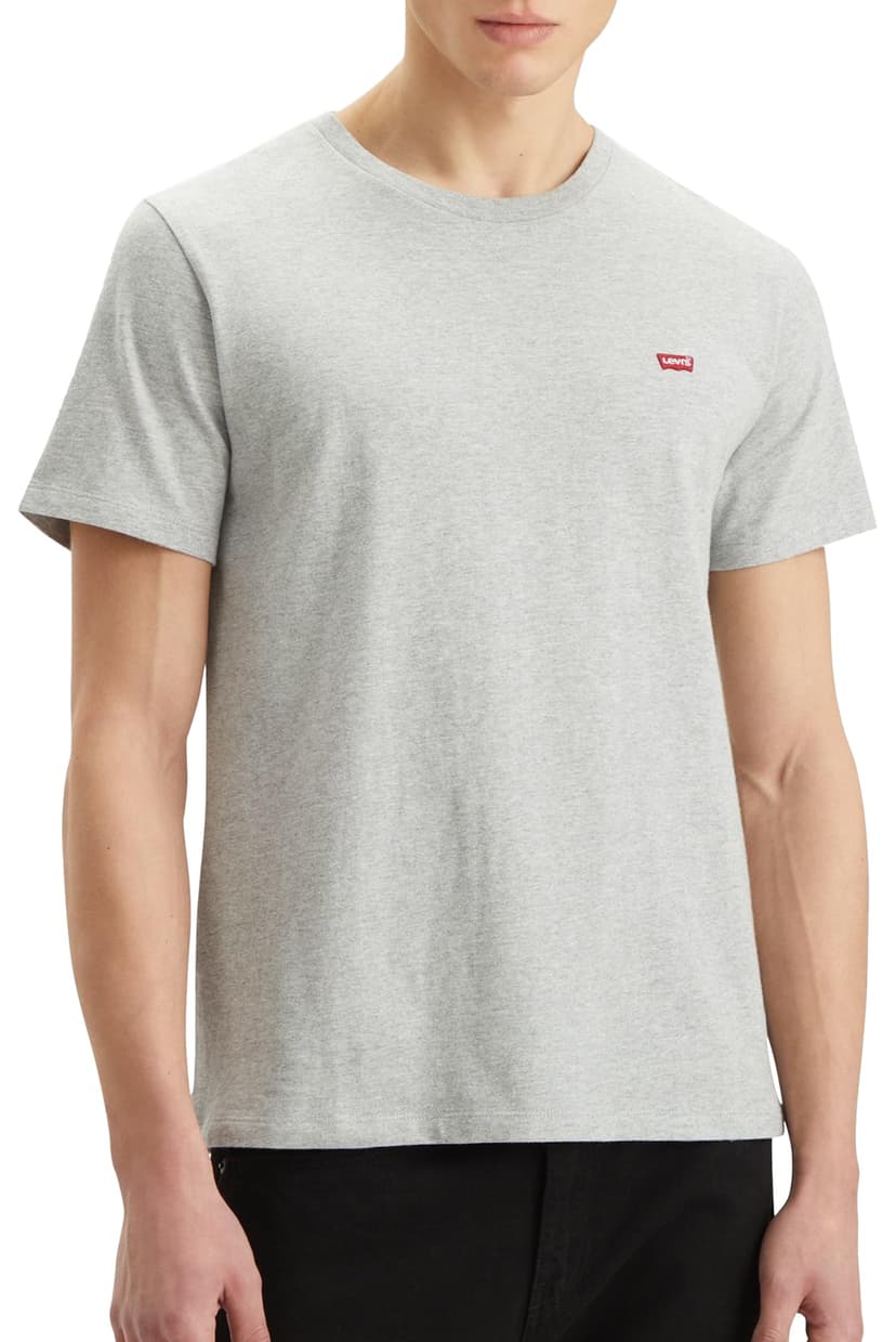 Levi's Men's Ss Original Housemark Tee- Core Chesthit Logo T-Shirt, Mid Tone Grey Heather Jersey, L - 5