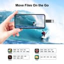 RAOYI 128GB USB C Flash Drive USB C and A Dual USB 3.0 Stick USB Type-C Memory Stick Thumb Drive for Smartphones, Tablets, Macs and Computers, Black - 5