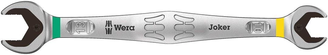 Wera Joker Double Open-End Spanner, 10/13 mm, 05003760001