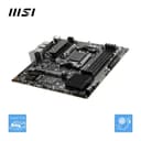 MSI PRO B650M-P Motherboard, Micro-ATX - Supports AMD Ryzen 9000/8000 / 7000 Series Processors, AM5 - DDR5 Memory Boost 6000+MHz/OC, 1 x PCIe 4.0 x16, 2 x M.2 Gen4, 2.5G LAN - 4