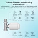 SONOFF ZigBee 3.0 Vanne Thermostatique Radiateur, Thermostatique Connectée et Intelligente, Détection de Fenêtre, Contrôle Vocal, Compatible avec Alexa/Home Assistant, Requiert Le Hub Zigbee (2 Pack) - 9