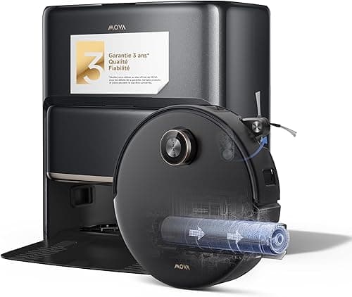 Mova Z60 Ultra Roller Complete: Vacuum Cleaner with HydroForce Cleaning Technology, DuoSolution, StepMaster 2.0, LiftPro, AutoShield and 28,000Pa Suction Power