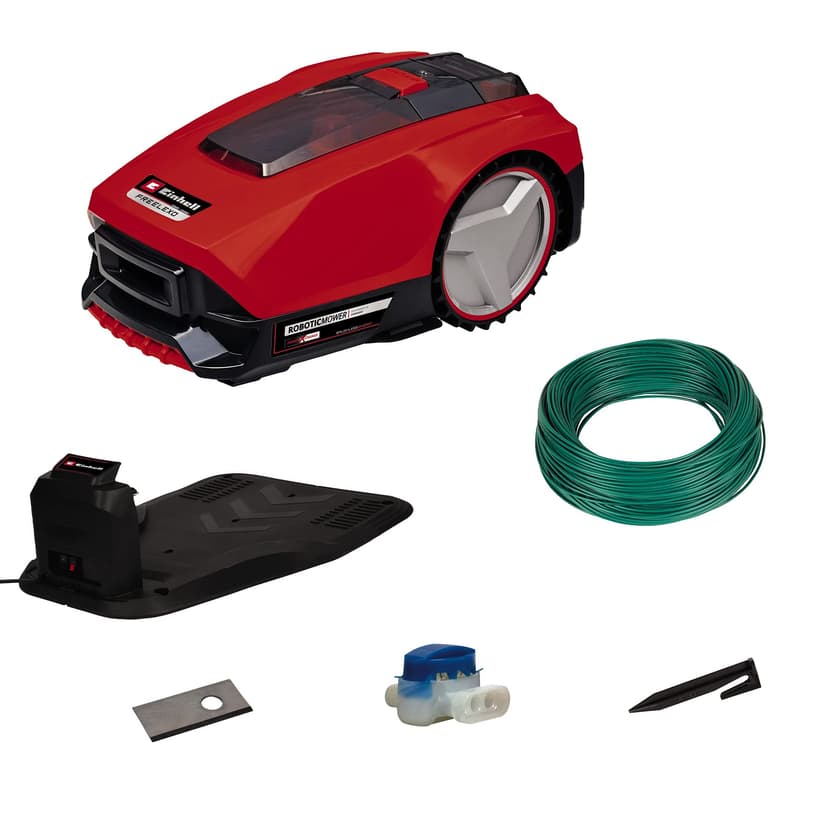 Einhell mower robot FREELEXO 300 Solo Power X-Change (Li-Ion, 18 V, 300 m², second-area mode, with installation accessories, without battery) - 1
