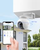 EZVIZ 2K Battery Camera Wireless Outdoor, No Subscription, Solar Panel Compatible, Auto Tracking, Human Detection, 360° Pan Tilt, Color Night Vision, Two Way Audio, Alarm, Alexa Google Control(CB8) - 6