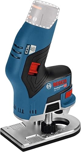 Bosch Professional 12V System GKF 12V-8 cordless palm router (routing head shaft: 8 mm, without battery/charger)