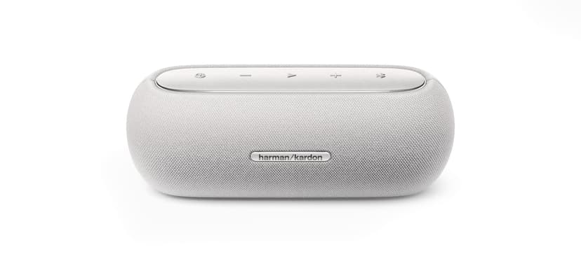 Harman Kardon Luna, Enceinte portable Bluetooth, autonomie de 12 h, étanche à l'eau et à la poussière IP67, son et basses puissantes, Gris - 1