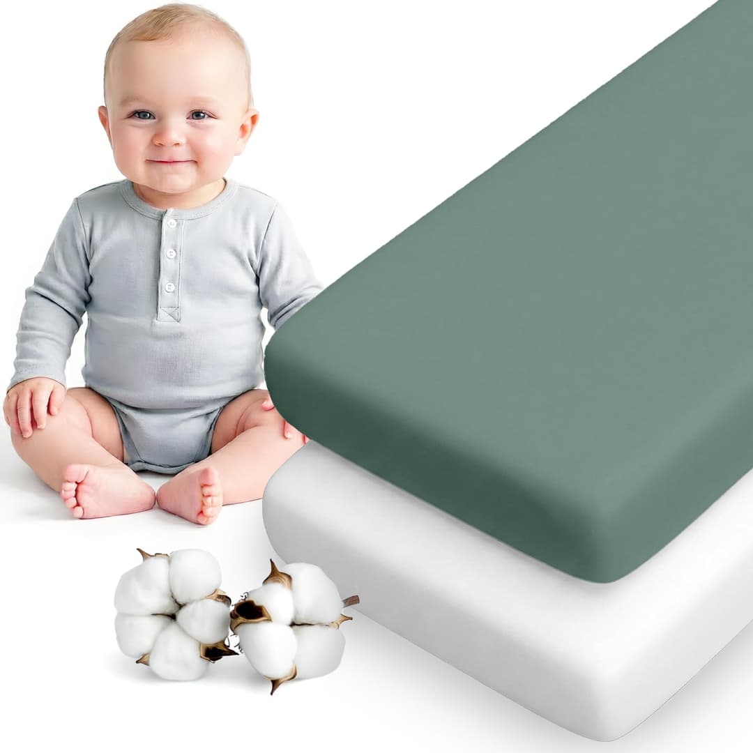 Dreamzie Set Of 2 Fitted Sheets 70x140 Cm – Oeko-Tex Cert…