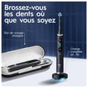 Oral-B Brosses A Dents Electriques iO 9 Noire Et Rose, 7 Modes De Brossage Dont Blancheur Et Soin Des Gencives, 16 Zones De Nettoyage, Ecran Interactif, 4 Brossettes De Rechange Oral B, Etui, Carton - 7