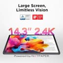 TCL NXTPAPER 14 + Flip Case + T-Pen - NXTPAPER 14 Inch Wi-Fi Display Tablet 16GB RAM (8GB+8GB Ram Expansion) 256GB ROM Battery 10000mAh Fast Charging 33W - Charger + Case and Pen, Grey - 3