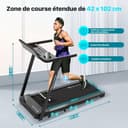 Mobvoi Home Smart AI Treadmill Ultra 6% Incline 3 in 1 Walking Pad Treadmills for Home Office TicSports APP 2.5HP Running Treadmill Handrail Holder for Cup Phone Laptop Speaker 12 KMH 120KG - 7