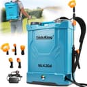 SideKing Pulvérisateur Électrique à Dos 16L, Pulvérisateur de Jardin Pression Réglable Jusqu’à 8,3 Bars, 2 Lances, Dossier Ergonomique, 5 Buses, Pulvérisateur Toiture Nettoyage Anti-Mousse & Façade - 1