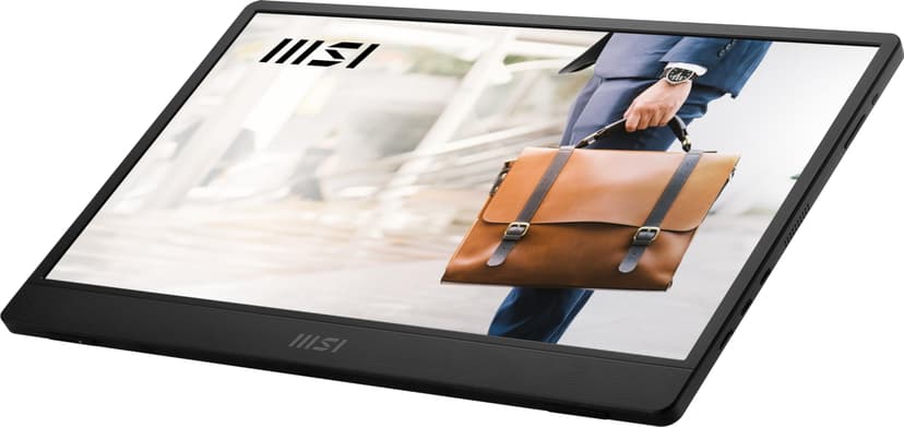 MSI Pro MP161 E2U écran Portable 15,6" Full HD - Dalle IPS 1920 x 1080, 60 Hz, écran respectueux des Yeux (PC, Portable, Mobile), HP intégrés - Mini-HDMI 2.0b, 2 x USB Type-C - 4
