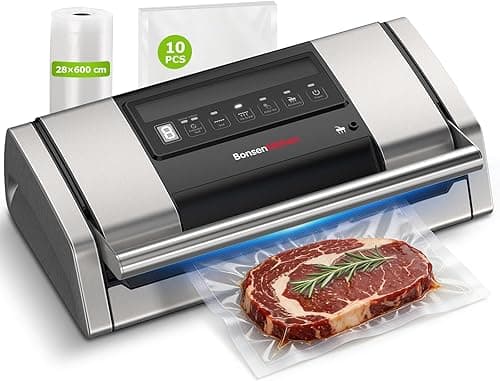 Bonsenkitchen Machine Sous Vide Alimentaire 15 L/min, Ave…