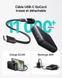 INIU Batterie Externe, 22.5W Fast 20000mAh Power Bank Charge Rapide, Powerbank Portable USB C Input & Output PD3.0 QC4.0 Chargeur Compatible avec iPhone16 15 14 13 12 11 Pro Max Samsung 24 23 22 21 - 5