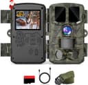 Hunting Camera, 60MP 4K HD Infrared Night Hunting Camera with 850nm IR LED, 120° Wide Angle, Photographic Trap with 32GB Card, for Animal Watching and Security Surveillance - 1