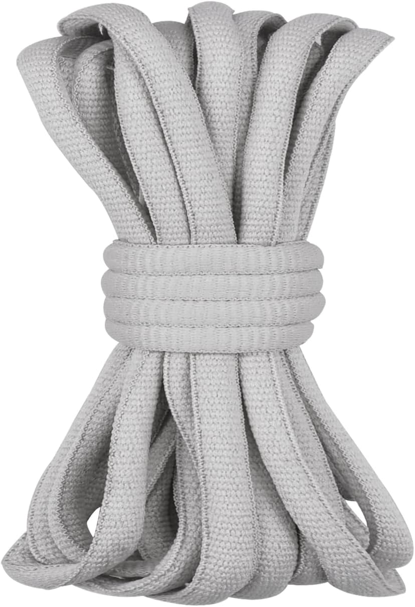 Oval Shoelace, 7mm Diameter Sports shoes and running shoes Replacements Shoe Laces for Athletic Trainer Shoe - 1