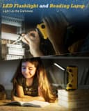 PRUNUS J-369 Wind Up Radio Solar, AM/FM Emergency Hand Crank Radio, Battery Radio with 3000mAh Power Bank, LED Torch, SOS Alarm, USB Phone Charger Perfect for Emergencies & Outdoor Survival - 4