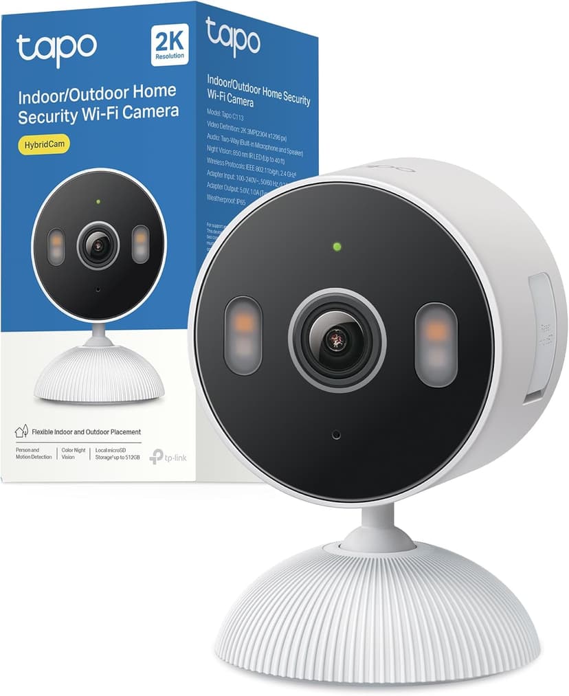 Tapo C113 2K 3MP Überwachungskamera für Innen und draußen… - 1