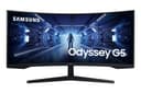 SAMSUNG ODYSSEY G5 34'' Ecran PC Gaming Incurvé 1000R, Dalle VA 34", Résolution UHD ultra-large (3440x1440), 165Hz, 1ms, Noir - 1