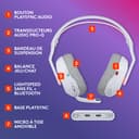 Logitech G Astro A20 X LIGHTSPEED Wireless Gaming Headset for PS5, Xbox, Nintendo Switch/Switch 2, PC with 2-system PLAYSYNC Audio, Bluetooth, LIGHTSYNC RGB, and 48 kHz Boom Mic - White - 6