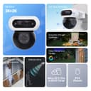 EZVIZ C90 Dual Lens 8MP (4MP+4MP) WiFi Outdoor Security Camera, 360° Surveillance Cameras, CCTV Cameras, Colour Night Vision, AI Person/Vehicle Detection, Two-Way Audio, Alexa, Waterproof - 2