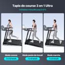 Mobvoi Home Smart AI Treadmill Ultra 6% Incline 3 in 1 Walking Pad Treadmills for Home Office TicSports APP 2.5HP Running Treadmill Handrail Holder for Cup Phone Laptop Speaker 12 KMH 120KG - 2