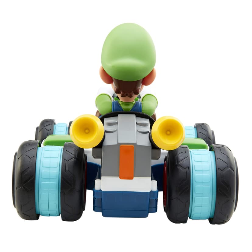 Nintendo Super Mario Kart 8 Luigi Anti-Gravity RC Racer, Official by Jakks Pacific, 360 spins, wheelies and drift! - Up to 100 ft. Range - For Kids ages 4+ - 2