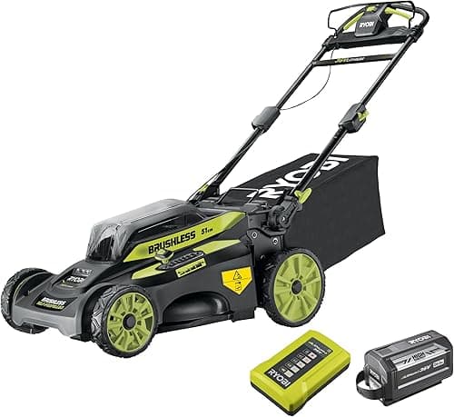 Ryobi RY36LMX51A-160 36V Cordless Lawn Mower with Battery and Charger | 20" Cutting Width