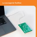 WD My Passport Ultra 6 To, Stockage externe portable, Disque dur externe, Logiciel avec défense contre les ransomwares, sauvegarde et protection par mot de passe - Edition 20e anniversaire - Emeraude - 4