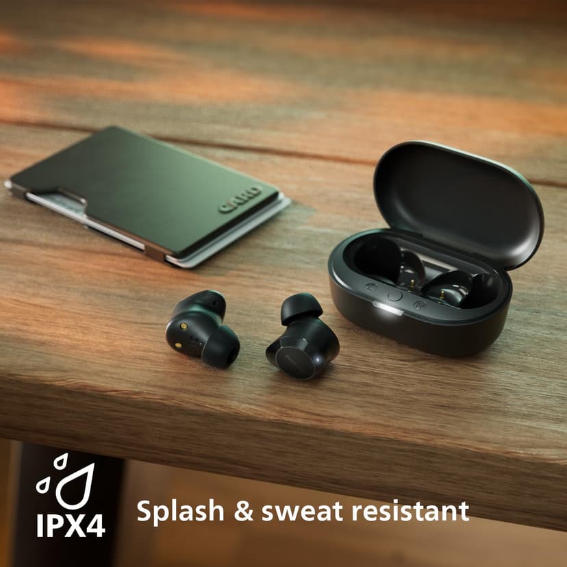 Philips TAT1209BK True Wireless In Ear Bluetooth Headphones - Small Buds, Great Value, Natural Sound with Dynamic Bass, Clear Calls and Pocket-Sized Charging Case - Black - 5