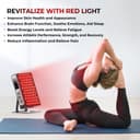 FliKEZE Red Light Panel, 78 Lamp Beads, 2 Chips (850nm, 660nm) Infrared Lamp with Timer, 180° Adjustable Stand Performance for Family, Sports - 6