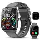 CASCHO Smartwatch Damen Herren, 1.85" HD Smart Watch, 115+ Modi, Fitness Tracker mit Bluetooth Telefonie, Schrittzähler Uhr mit bis zu 30 Tage Standby für iOS und Android - 1