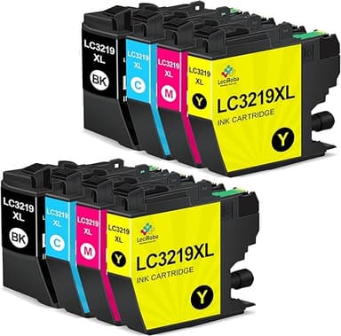 LeciRoba Lot de 8 cartouches d'encre LC3219XL pour brothe…