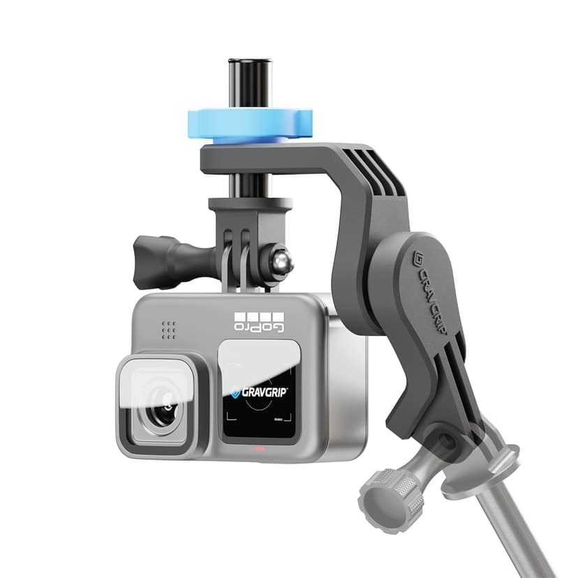 GRAVGRIP V2 Hydraulic Leveling Mount for Action Camera, GoPro, DJI, Insta360 - Pocket Leveler, Gimbal, JIB - No Batteries, No Charging, Waterproof - 1