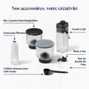 Delonghi Rivelia EXAM440.55.G, Fully Automatic Coffee Machine with LatteCrema Hot, Automatic Milk Frother, Compact Size Bean to Cup Coffee Machine, 16 Recipes, Full Touch Colored Display, Pebble Grey - 9