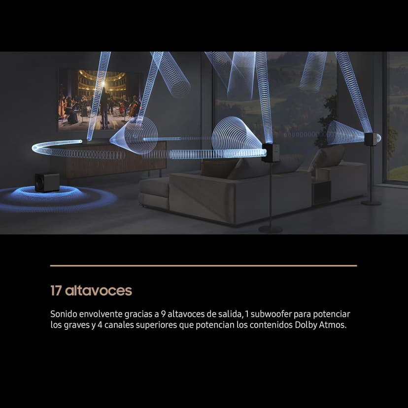 SAMSUNG 2025 HW-Q930F/ZF Soundbar - Dolby Atmos Wireless, Q-Symphony, 9.1.4 Channels, SpaceFit Sound Pro and Voice Assistant Compatible - 3