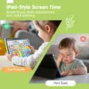 hahaland Multilingual (EN/DE/FR/IT/ES) Baby Learning Tablet for 1 Year Old+ Boys & Girls, Musical Educational Toys, Interactive Kids Tablet with Sounds, Songs, Piano, Q&A Games, Learning Toy Gifts - 4