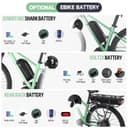 BAFANG Kit Moteur Pedalier 36V 48V 250W - BBS01B Mid Drive Kits pour Brochette Inférieure 68-73MM, Kit de Conversion Vélo Électrique avec Optionnel Batterie et Accessoires - 7