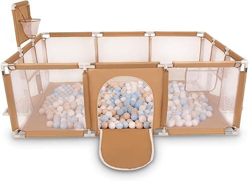 Selonis Parc Bébé Avec 100 Balles Plastiques Aire De Jeu …
