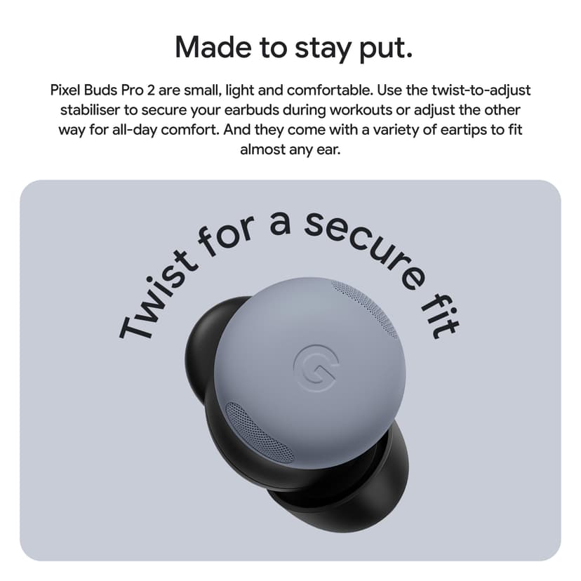 Google Pixel Buds Pro 2 - Wireless Earbuds with Active Noise Cancellation – Bluetooth Headphones - Hazel - 4