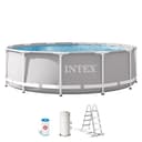 INTEX 26716NP - Prism Frame Round Pool 366 x 99 cm With Filter - 1