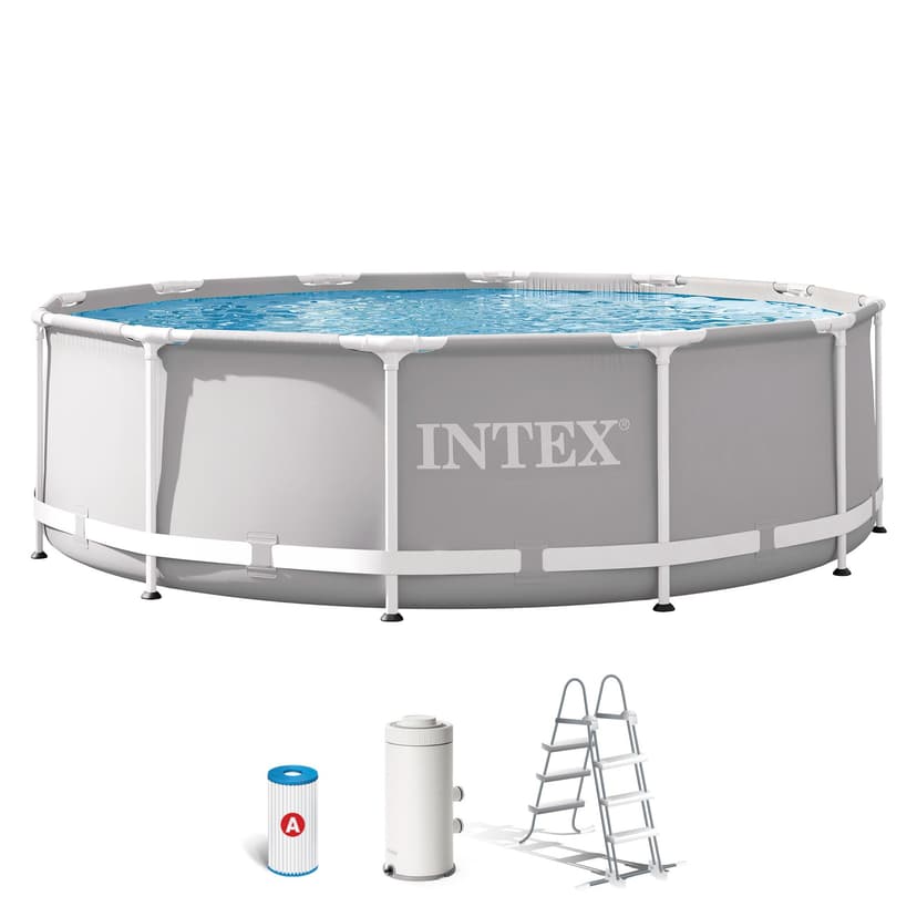 INTEX 26716NP - Prism Frame Round Pool 366 x 99 cm With Filter - 1