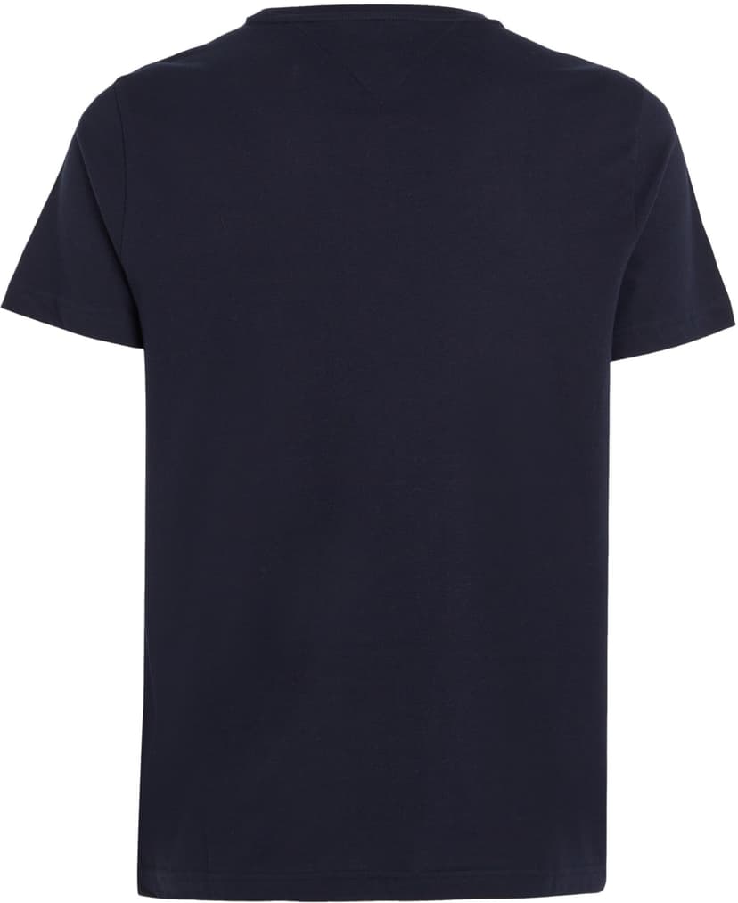 Tommy Hilfiger T-Shirt Manches Courtes Homme Core Tommy Logo Col Ras-du-Cou, Bleu (Sky Captain), XL - 6