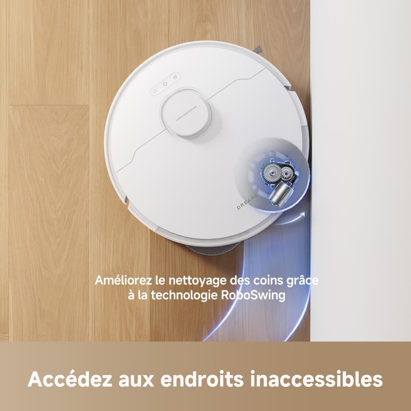 dreame L10s Pro Gen 3 Robot Vacuum Cleaner, 13,000 Pa, DuoScrub Floor Washing System, 7mm Automatic Lift Mop, Powerful Carpet/Carpet Cleaning, 5200mAh Battery - 3