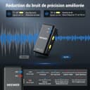 NEEWER CM28 Pro Système de Microphone Cravate sans Fil avec étui de Chargement 48 kHz 16 Bits Audio Non compressé Suppression du Bruit 4 Go de Stockage 9 Heures d'enregistrement - 3