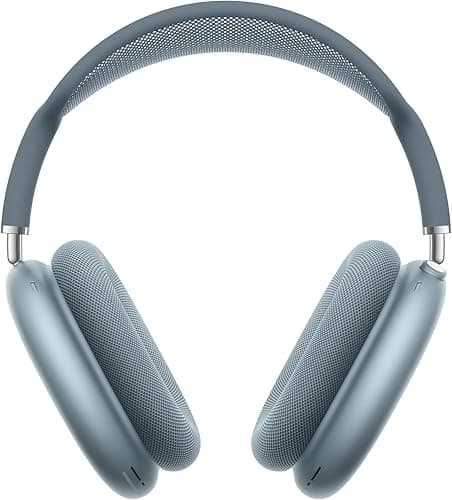 Apple AirPods Max Wireless Over-Ear Headphones, Pro-Level Active Noise Cancellation, Transparency Mode, Personalised Spatial Audio, USB-C Charging, Bluetooth Headphones for iPhone, Blue ​​​​​​​