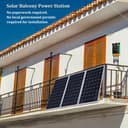 Y&H 350W Grid Tie Micro Inverter MPPT Onde sinusoïdale Pure Voc38-50V entrée AC180-260V Sortie pour Panneau Solaire 36V Centrale électrique à Balcon - 2
