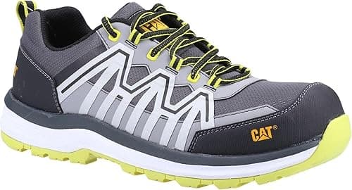Caterpillar - Baskets de sécurité Charge - Adulte (43 FR) (Vert Fluo/Noir/Blanc)